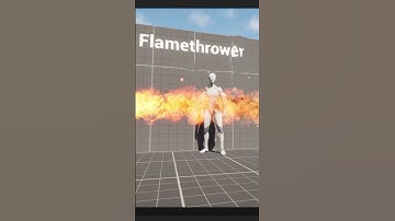 Learning UE VFX - basic flamethrower