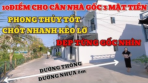 🏡 SIÊU PHẨM GỐC 3 MẶT TIỀN ĐƯỜNG NHỰA 8m chợ Bình Chánh, cách mặt tiền Đinh Đức Thiện đúng 100m