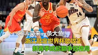 【熱爆趣創賽】CBA迎重磅補強！浙江鎖定世界盃助攻王，新賽季恐顛覆爭冠版圖