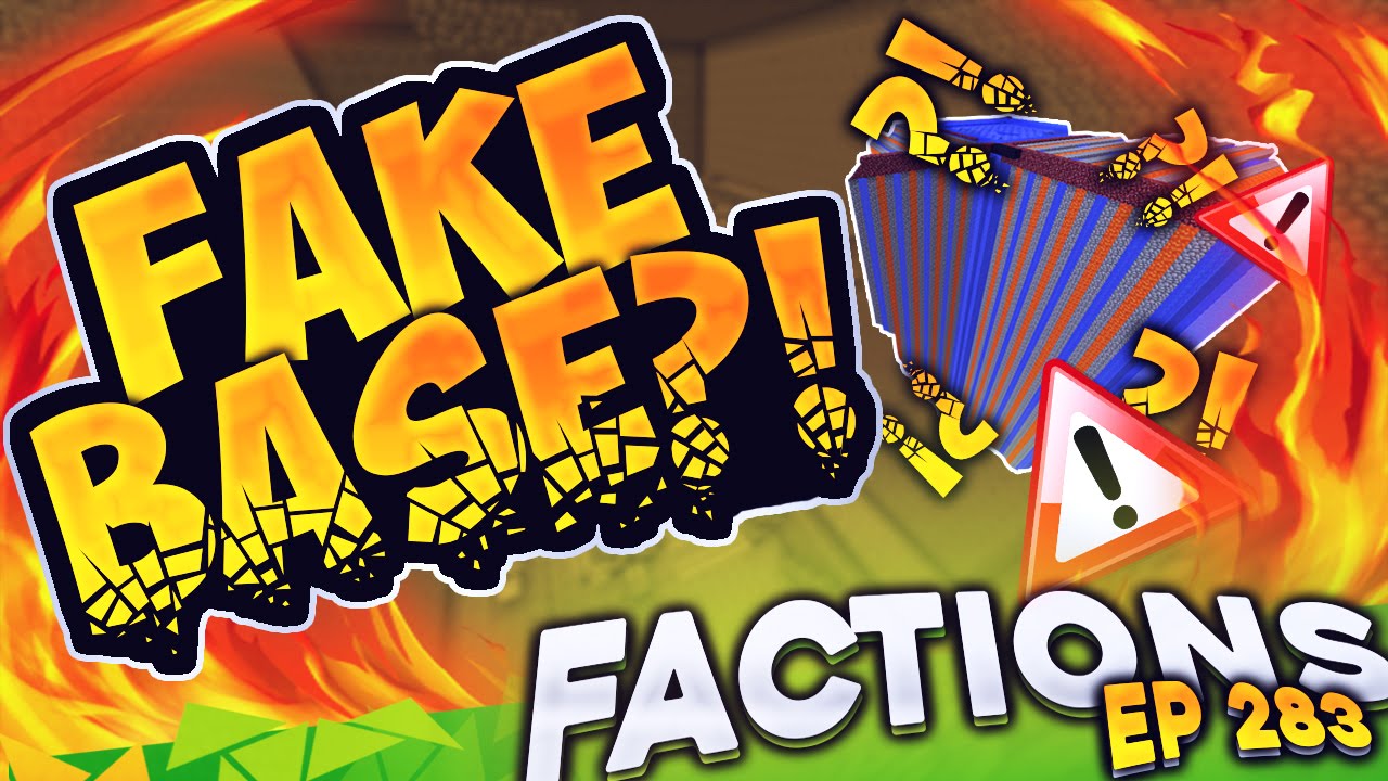 Minecraft Factions #283 - Fake Base!? (Minecraft Raiding) - YouTube