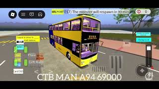 [307/101] KMB HK bus city (Kowloon hong kong) tour (014) CTB MAN A94 69000