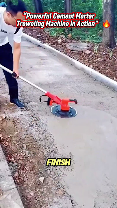 Powerful Cement Mortar Troweling Machine in Action 🔥” #shorts