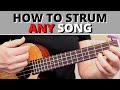 How to Strum Any Song on Ukulele with EASY Beginner Strumming Patterns!