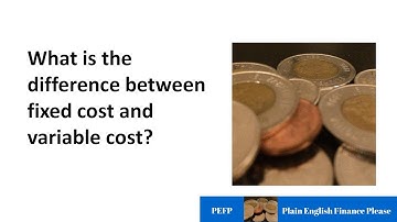 FREE VIDEO : What is the difference between fixed and variable cost