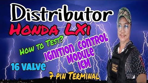 How to Test  Honda LXi          Ignition Control Module ( ICM)    (igniter)  7 pin  terminal