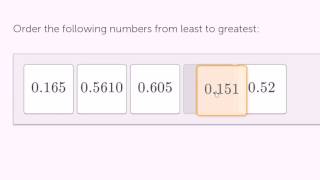 Comparing decimals: ordering from smallest to biggest | Decimals | Pre-Algebra | Khan Academy