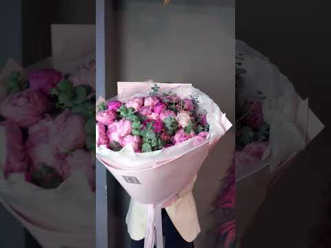 Купить пионы.Букет пионов. доставка цветов #цветыворонеж #доставкацветовворонеж #купитьпионы