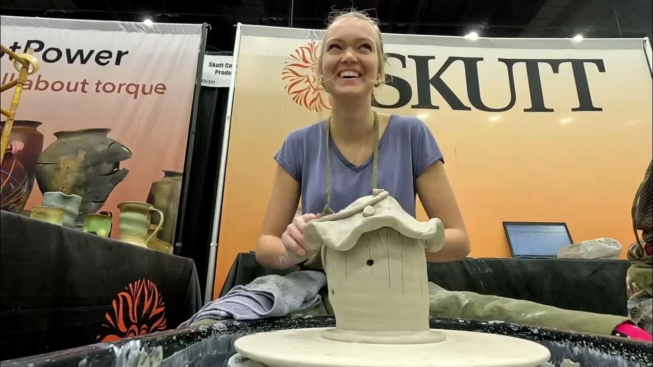 Skutt 2023 NCECA Student Throwing Contest Ava YouTube