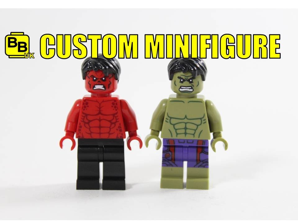 lego red hulk minifigure