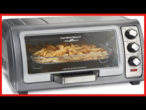 Hamilton Beach Easy Reach 1500-Watts 6-Slice Grey Toaster Oven with  Roll-Top Door – Monsecta Depot