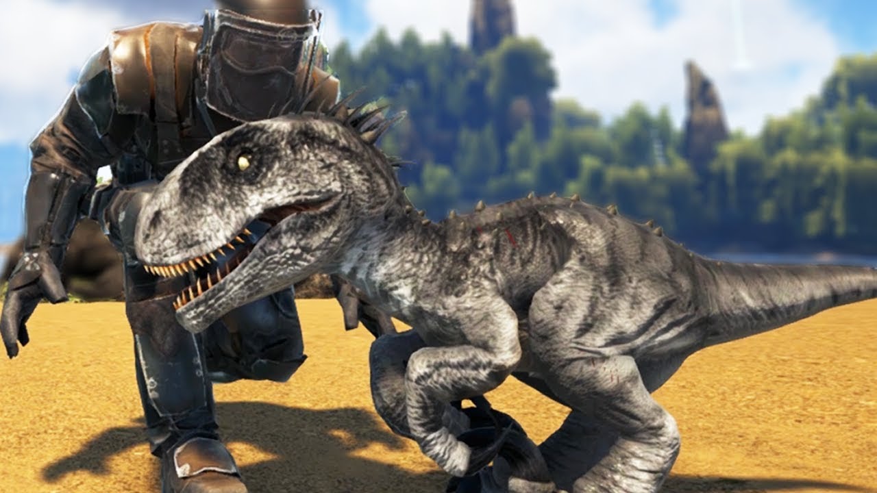 Ark Survival Evolved - NEW INDORAPTOR TAMING & BREEDING ...