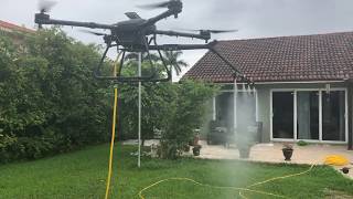 Professional aerial spraying Drone Soft Wash Roof Cleaning , LAVADO screenshot 4