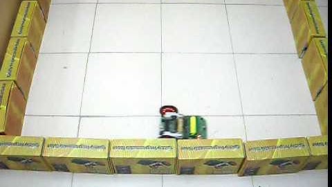 Qu-Bot Wall Hugger, Right wall follower robot