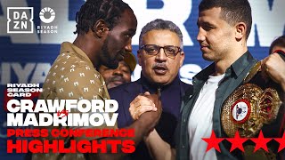 Riyadh Season: Crawford vs. Madrimov Announcement Press Conference Highlights