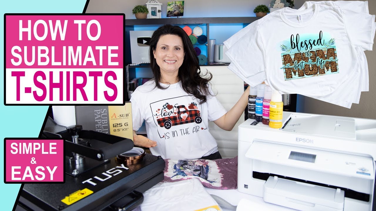 How to Sublimate TShirts Everything You Need to Know to Start