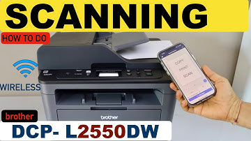 Brother DCP-L2550dw Scanning !
