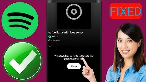 Spotify empty playlist problem || How to Fix Spotify This playlist is empty Problem || Spotify Error