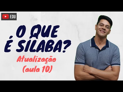 Vídeo: O Que é Uma Sílaba