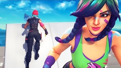 playing 1v1 in fortnite with a Random kid