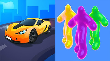 Race Master 3D VS Blob Runner 3D - All Levels Gameplay Android iOS Ep 1