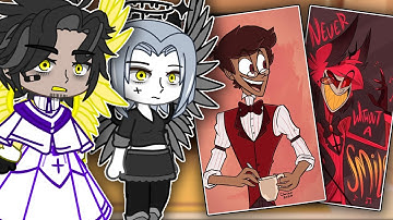 Hazbin Hotel Heaven React To Alastor Human Form | Season 2 | Gacha React