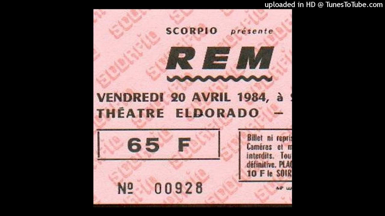 rem tour dates 1984