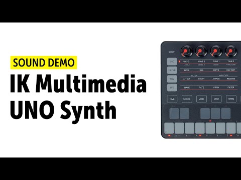 IK Multimedia UNO Synth Sound Demo (no talking)