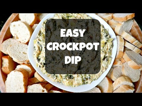 Crockpot Spinach Artichoke Dip