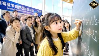 99 professors can’t solve the Olympiad problem; 👍a gifted 5-year-old girl cracks it, shocking all！😱