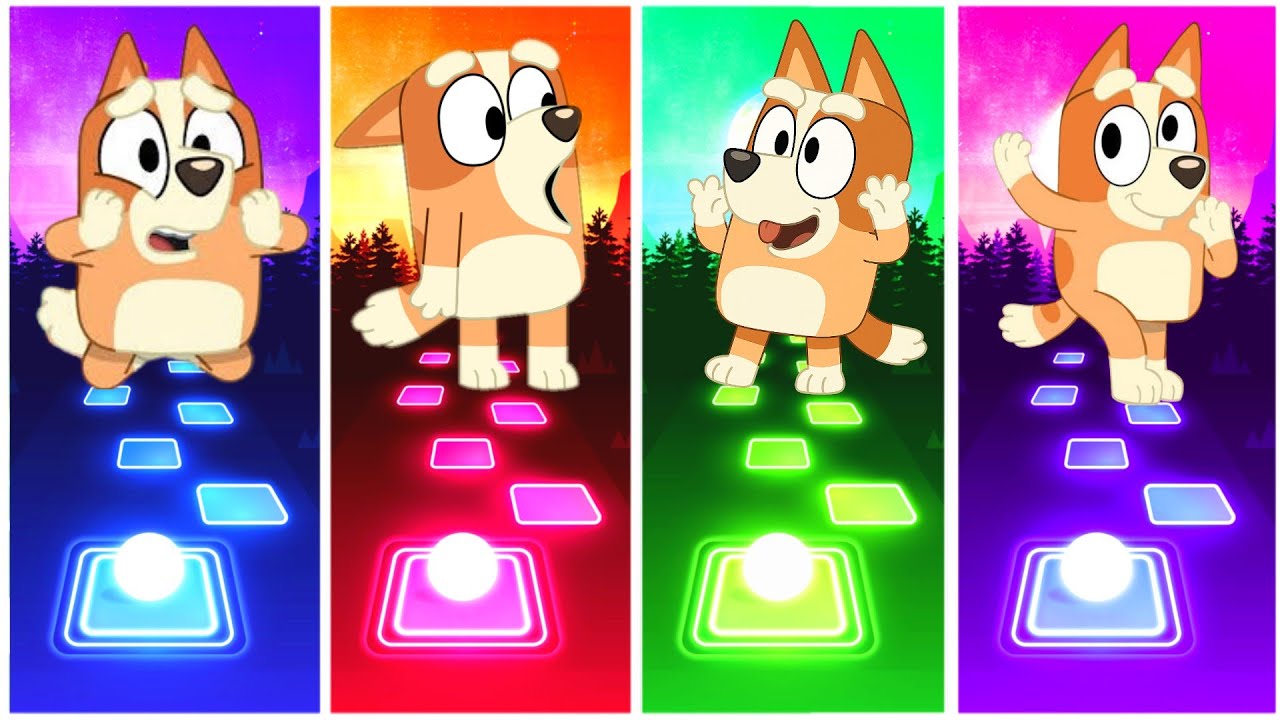 BLUEY BINGO-MINISODES FRIENDS 🆚 BLEUY MEGIC 🆚 BLUET FUNNY MOMeNTS ★★TILES HOP BeamNG.drive 