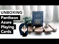 📦 unboxing: pantheon azure playing cards ❅✧ ༚ ˎˊ˗