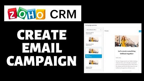 How To Create Email Campaign on Zoho CRM | Zoho CRM Tutorial