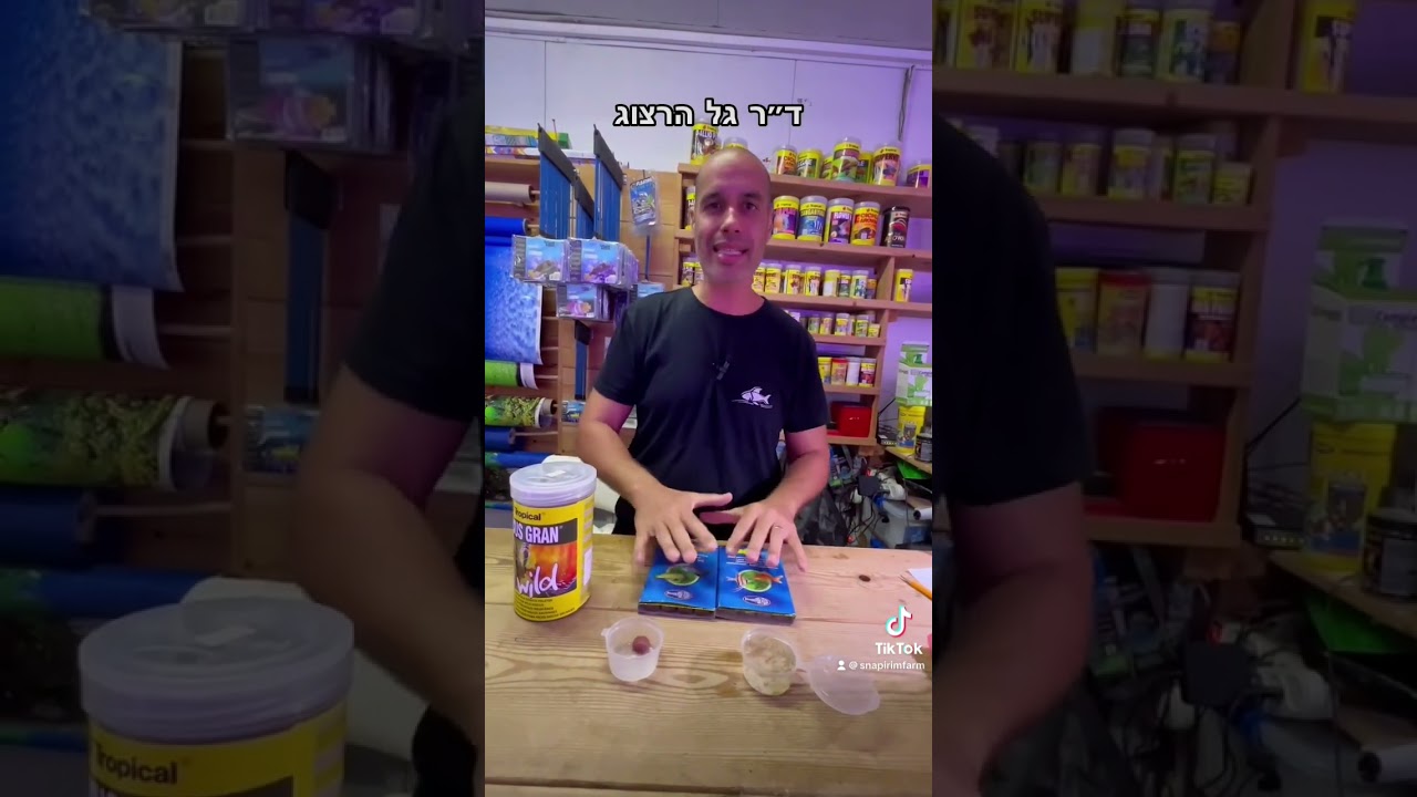מזונות מומלצים לדגים