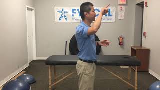 Easy self treatment for a stiff and painful neck