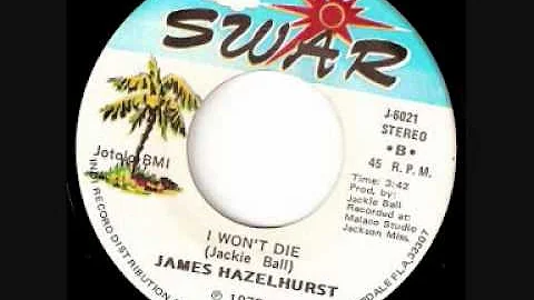 I Won't Die  -  James Hazelhurst