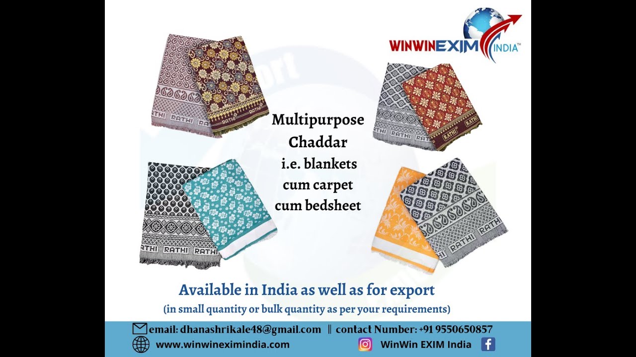 Solapur Bedsheet Solapur Carpet Blanket 3 in one Best