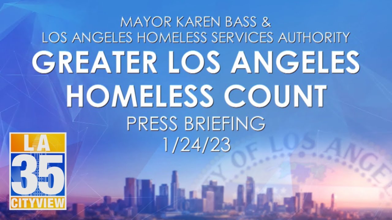 Greater Los Angeles Homeless Count Press Briefing 1/24/23 - YouTube