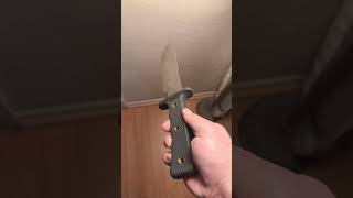 The best budget Bowie. Black Mule ￼ knife by Rough Ryder.