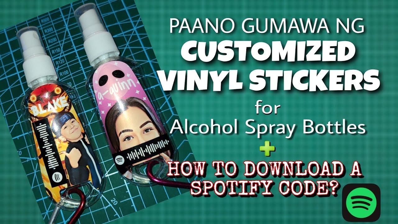 Paano Gumawa ng Customized Alcohol Spray Bottle + How to Download a