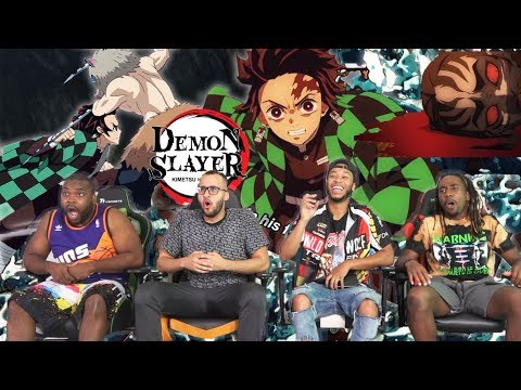 Tanjiro vs Inosuke! Demon Slayer: Kimetsu No Yaiba 13 & 14 REACTION/REVIEW
