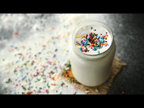 how-to-make-a-healthy-low-calorie-birthday-cake-protein-shake-|-birthday-cake-smoothie-recipe