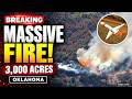 🔴 BREAKING: MASSIVE FIRE! 3,000 Acres Burned, Homes Lost in Oklahoma’s Gracemont Fire