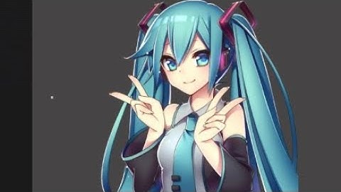 Hatsune Miku Speed Pixel Art Minecraft Part 2