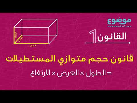 فيديو: هل متوازي المستطيلات المنشور صحيح أم خطأ؟