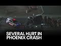 Several injured in Phoenix crash; 3 of them are juveniles