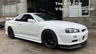 Introducing the R34 GT-R V-Spec II in detail!