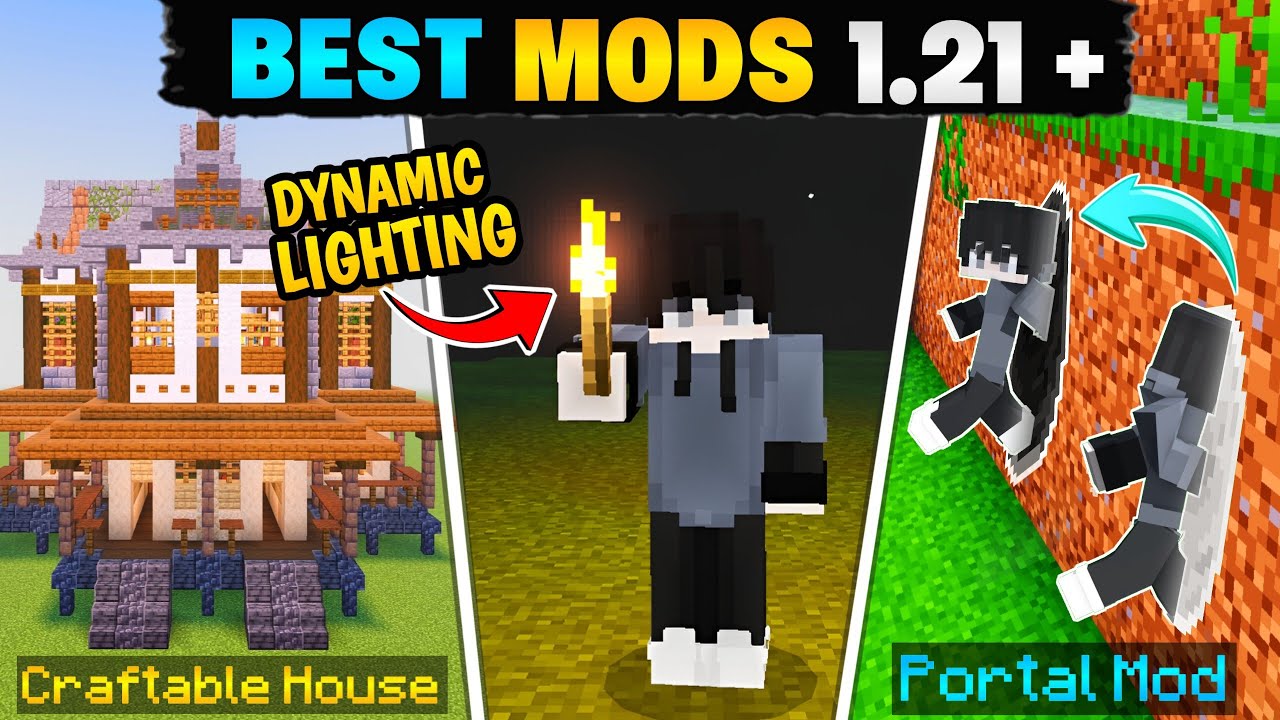 Top 5 MOST POWERFUL MODS For MCPE 1.21+!! Amazing Mods For Bedrock ...