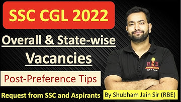SSC CGL 2022 State-wise Vacancies| Post preference important details