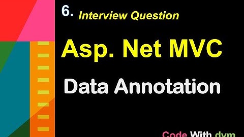 Data Annotation In ASP.NET MVC | Required Data Annotation | what is data annotation
