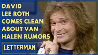 David Lee Roth Says Van Halen Isn't Breaking Up | Letterman